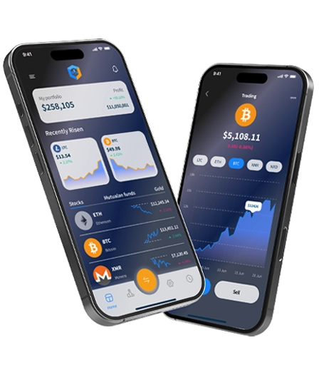 Rikdom Bitrad App di Trading Mobile